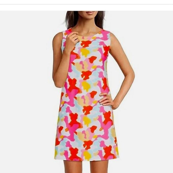 JUDE CONNALLY Melody Dress In Spring Party Camo. Size small - Picture 1 of 7